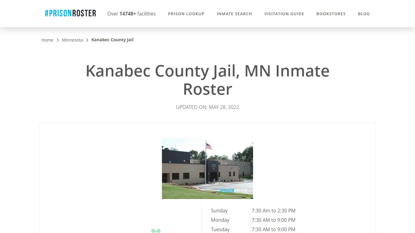 Kanabec County Jail, MN Inmate Roster - Prisonroster